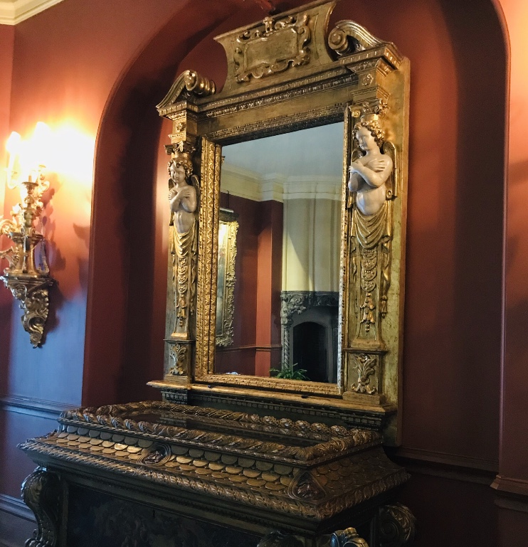 Ornamental mirror at Biltmore Estate, Asheville, NC