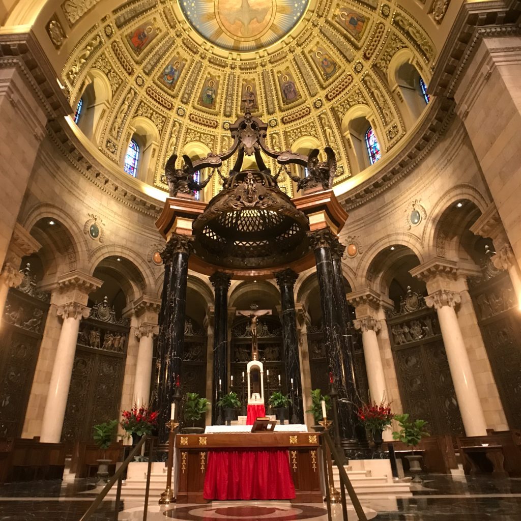Interior of St. Paul Cathedral Minnesota