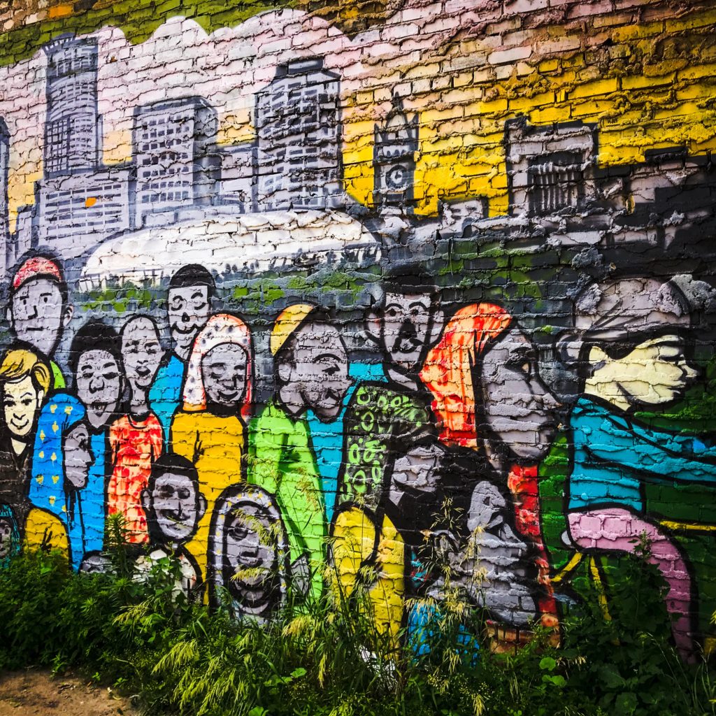 Street art mural - Minneapolis West Bank Walking Tour with Minnesota Historical Society 