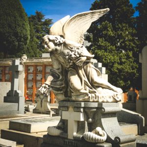 Our Lady of Almudena Cemetery - largest cemetery in Madrid, Spain