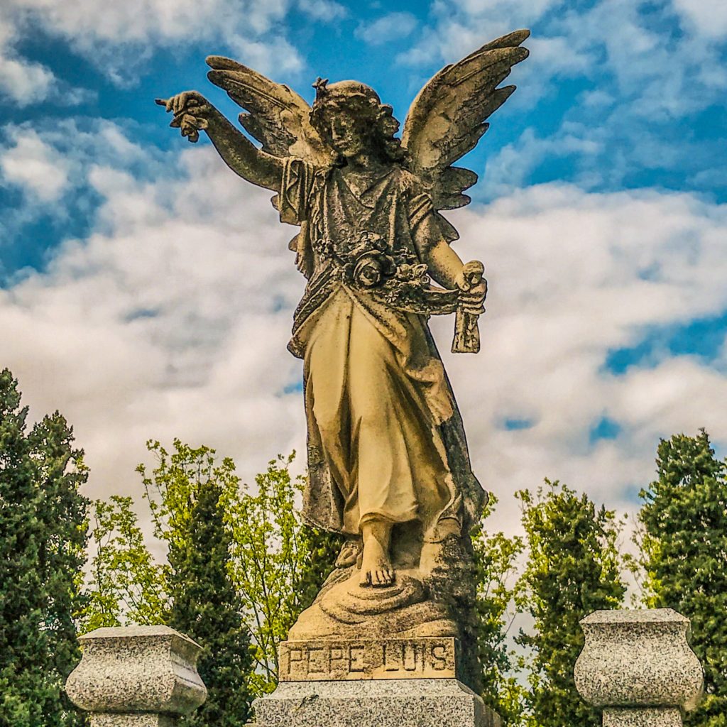 Our Lady of Almudena Cemetery in Madrid, Spain
