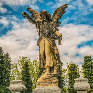 Our Lady of Almudena Cemetery in Madrid, Spain