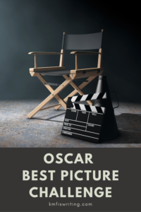 Oscar best picture movie director chair and clap board