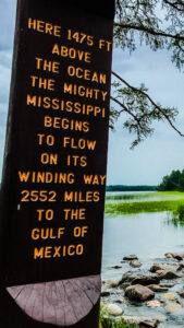 Mississippi River Headwaters Sign