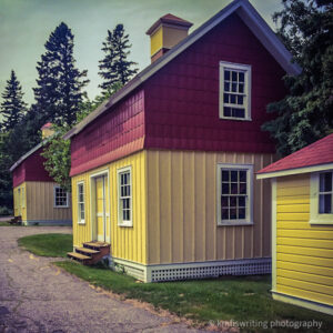 Red and yellow houses