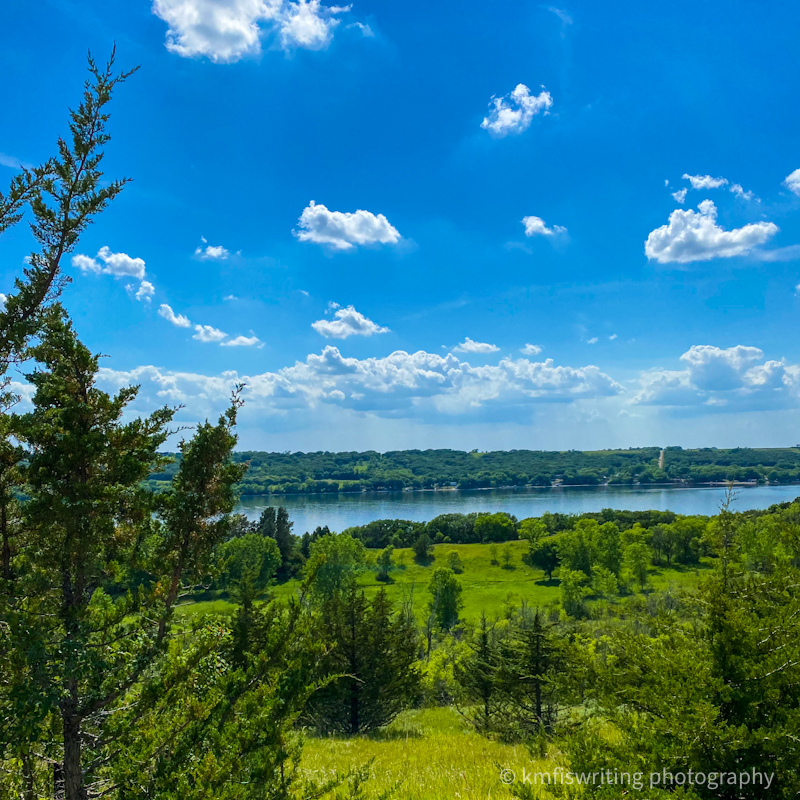 Overlook at Lac qui Parle State Park in Minnesota