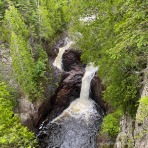 Devil's Kettle waterfall at Judge C.R. Magney State Park