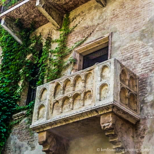 Juliet's balcony in Verona, Italy