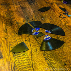 Broken records at Sun Studio Museum Memphis Tenn