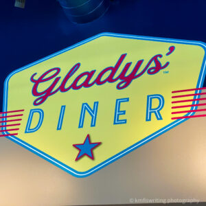 Graceland Home of Elvis Presley in Memphis, Tenn. Gladys' Diner Sign