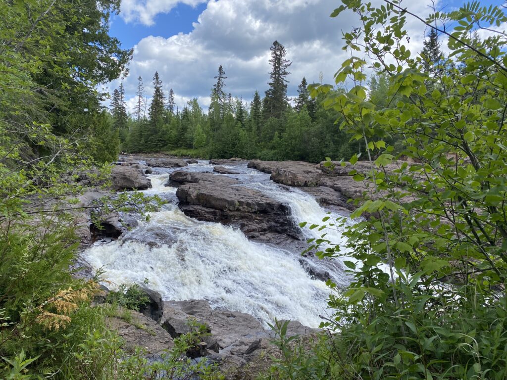 Cascades at Temperance River State Park waterfalls in Minnesota