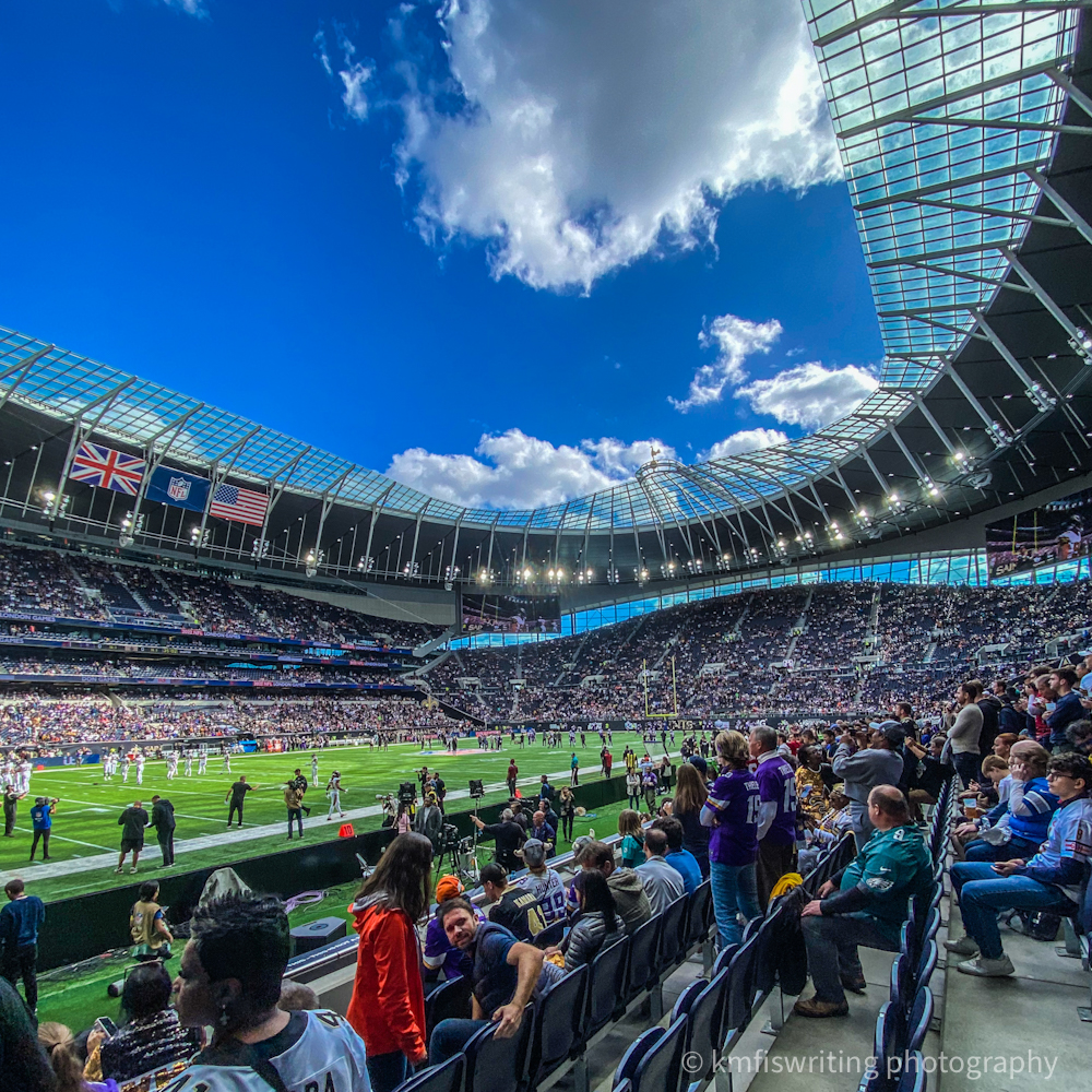 NFL London football game Vikings vs Saints at Tottenham Hotspur Stadium