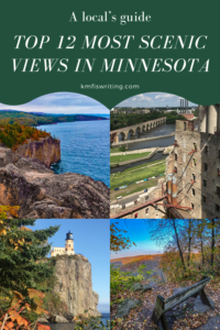 Collage of Top 12 of the best scenic views in Minnesota