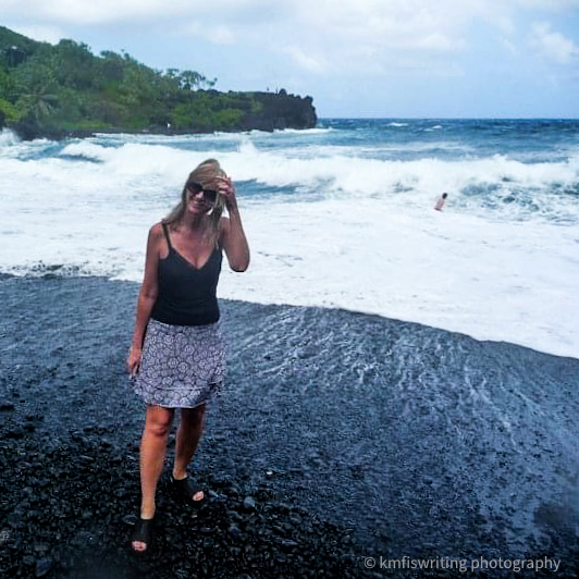 Road to Hana Black Sand Beach Maui