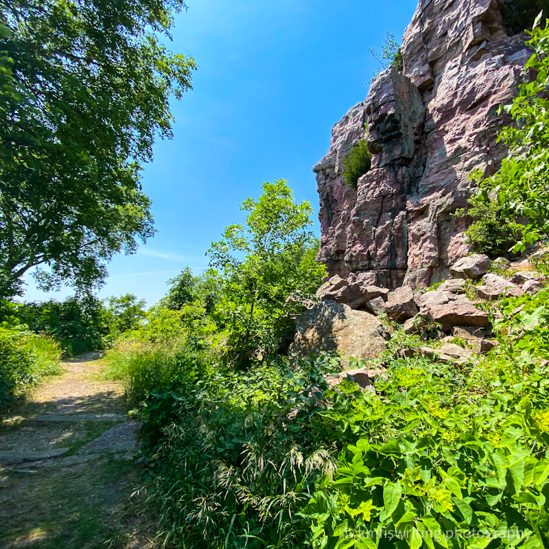Sioux Quartzite Cliff Luverne, MN at Blue Mounds State Park