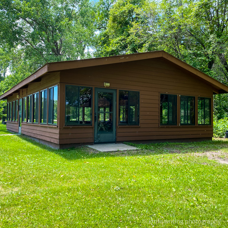 Picnic shelter at Buffalo River State Park in Minnesota