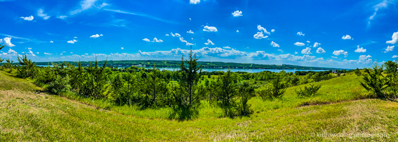 Big Stone Lake State Park in Minnesota panoramic view