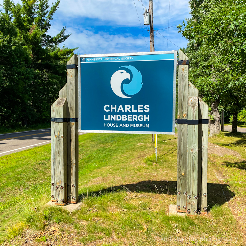Charles Lindbergh State Park House and Museum Sign