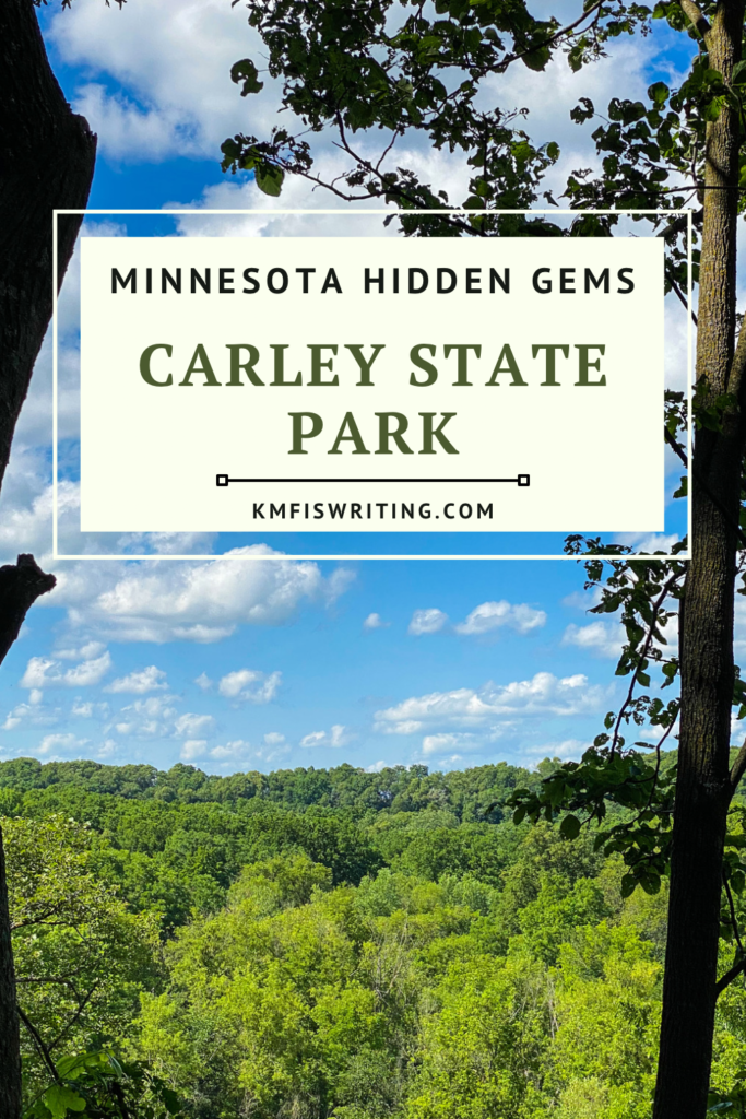 Carley State Park in Minnesota - overlook view