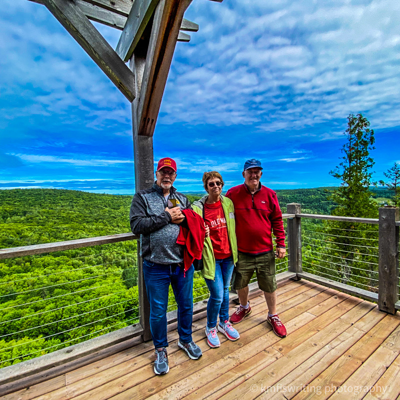 Mystery Overlook at Lutsen Mountains in the summer on the North Shore Minnesota