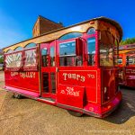 Best historic and architectural tour Galena Illinois Trolley Tours red trolley car