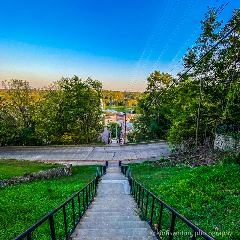 View from staircase of Historic District of Galena, Illinois Top things to do