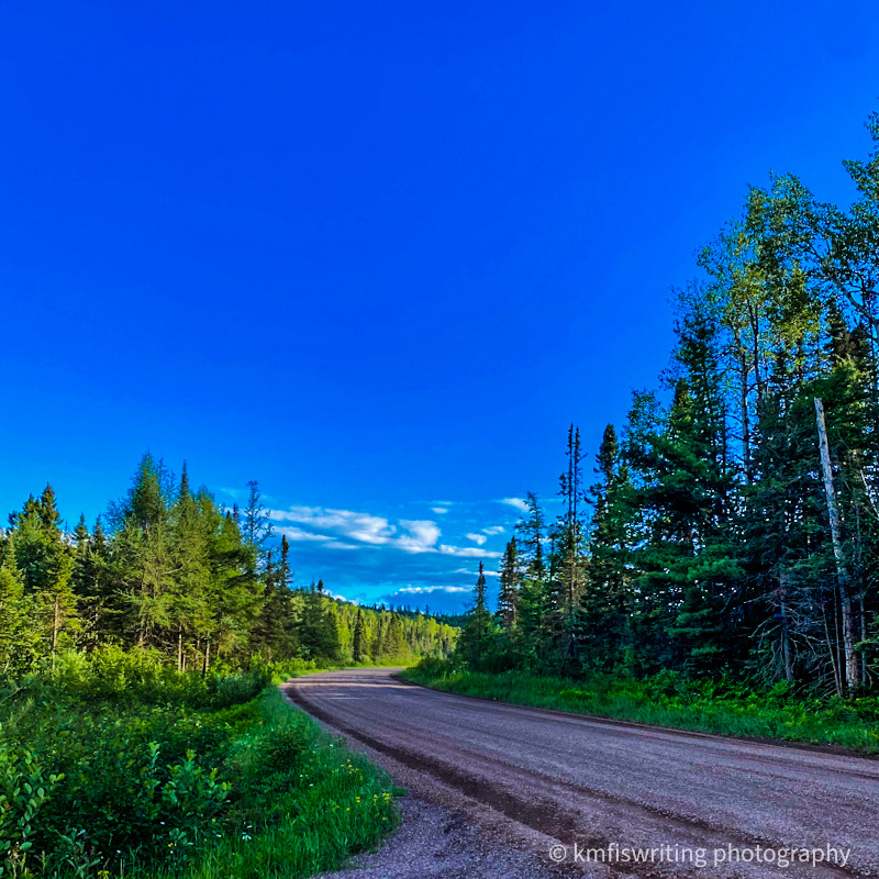Road to George Crosby Manitou State Park in Minnesota on the North Shore