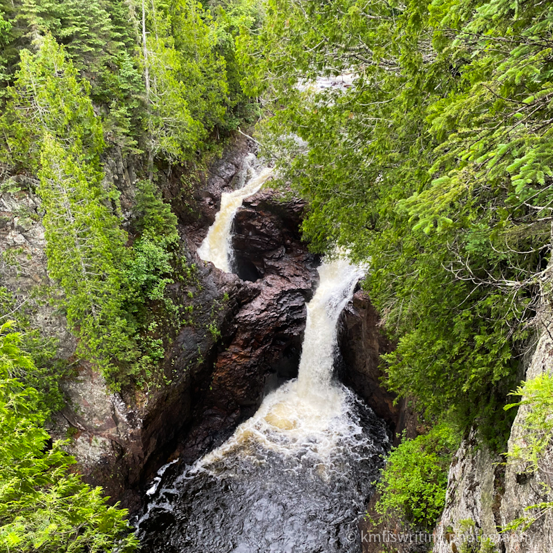 Devil's Kettle waterfalls at Judge C.R. Magney State Park in Minnesota