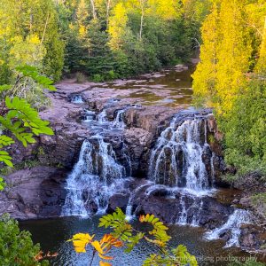 Upper Falls Gooseberry Falls State Park in Minnesota