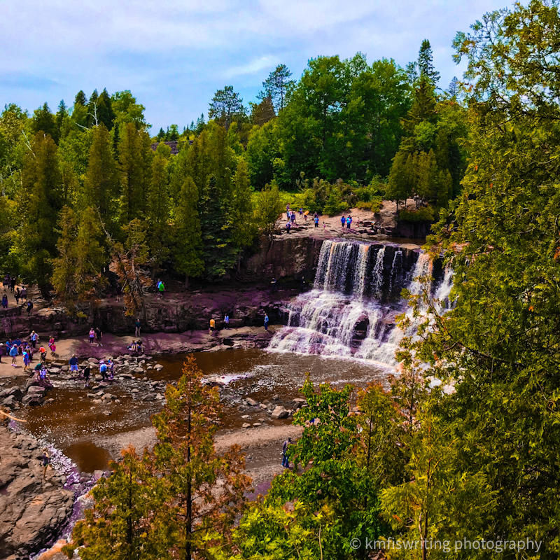 Gooseberry Falls State Park waterfalls in Minnesota