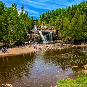 Gooseberry Falls State Park in Minnesota waterfalls