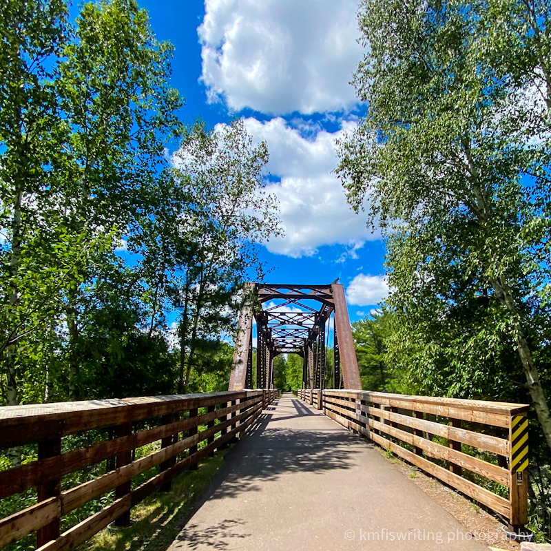 Willard Munger State Bike Trail at Jay Cooke State Park in Minnesota