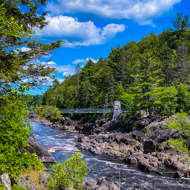 Jay Cooke State Park features scenic swinging bridge