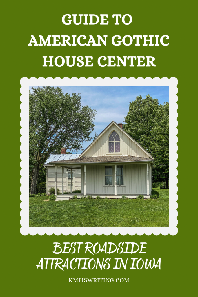 Best U.S. roadside attractions: American Gothic House Center in Eldon, IA. Tour the museum and iconic house in rural Iowa that inspired Grant Wood's famous painting.